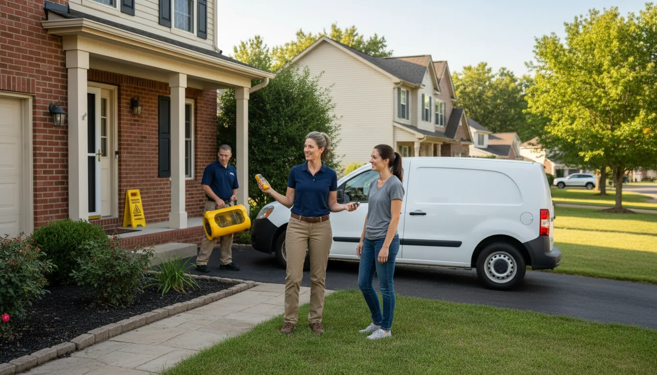 Water restoration image for Fire And Smoke Damage Restoration in Woodsboro, MD